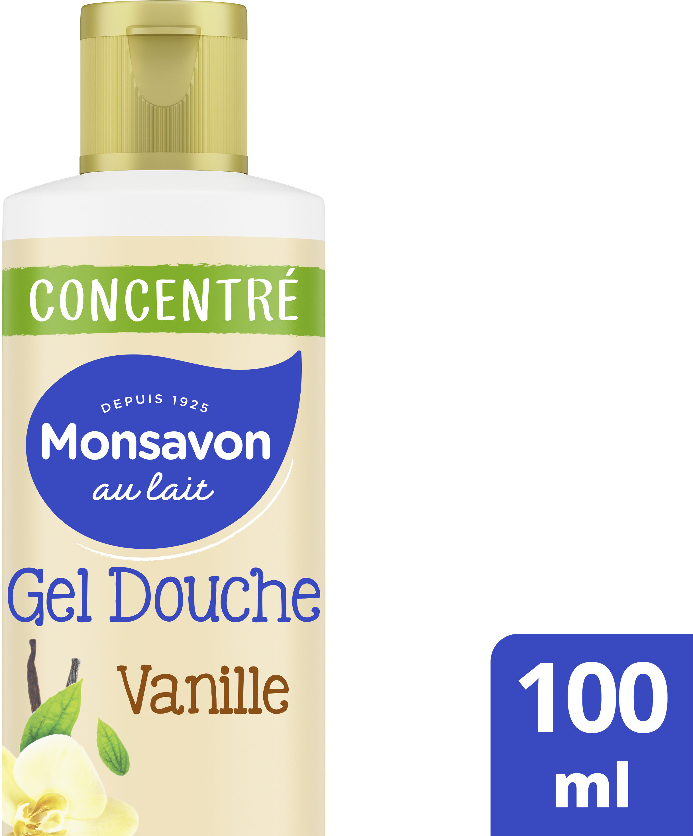 Monsavon Gel Douche Concentré Femme Vanille - Product - fr