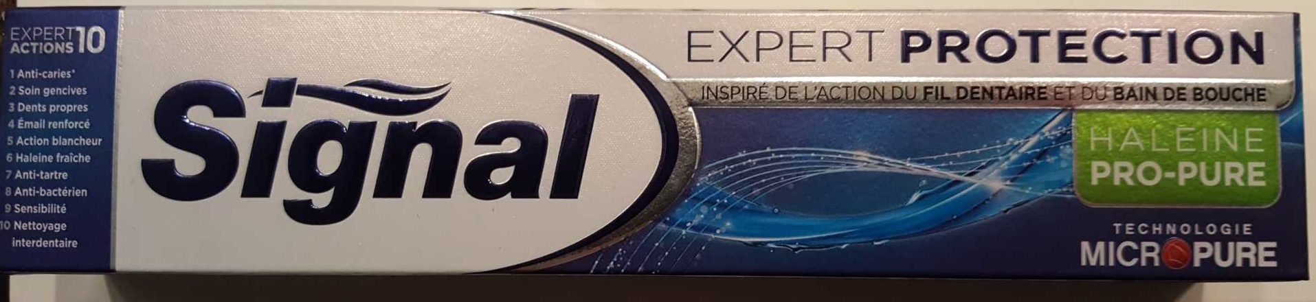 Signal Dentifrice Expert Protection Haleine Pure 75ml Lot de 3 - Product - fr
