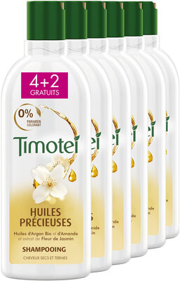 Timotei Shampoing Huiles Précieuses 300ml Lot de 6(4+2 Offerts) - Produit