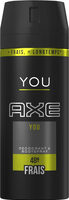 AXE Déodorant Antibactérien YOU Spray 150ml - Produit - fr