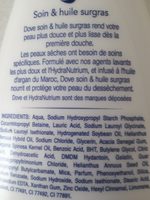 Dove Nourishing Care & Oil Crème Douche - Ingredients - fr