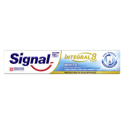 Signal Dentifrice Antibactérien Blancheur White 75ml - 16