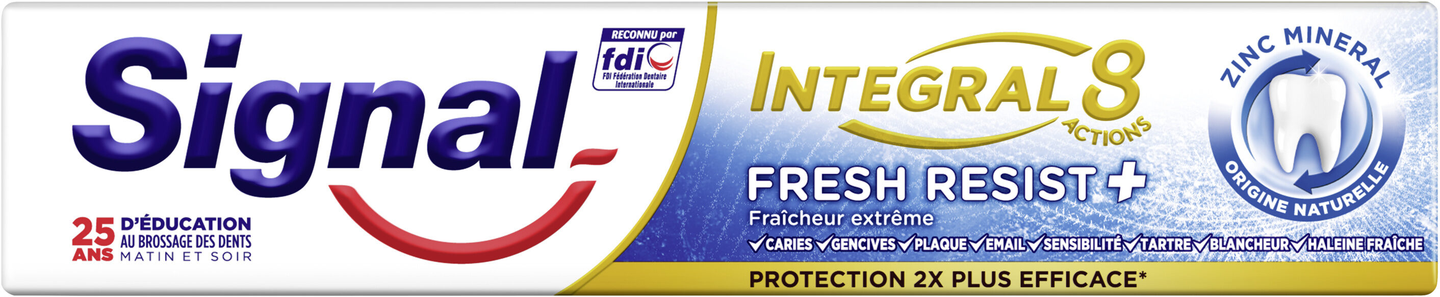 SIGNAL Dentifrice Antibactérien Fresh Resist Plus 18H Protection 75ml - Produto - fr