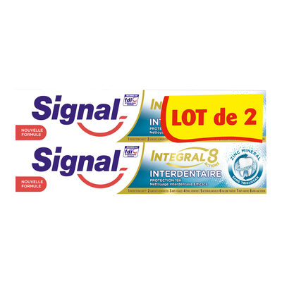 Signal Dentifrice Integral 8 Interdentaire 75ml Lot de 2 - 2