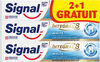 Signal Dentifrice Integral 8 White 75ml Lot de 3(2+1 Gratuit) - Produit