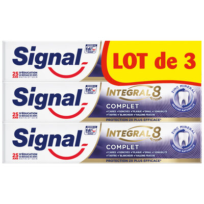 Signal Dentifrice Complet Tube 3x75ml - 6