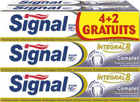 Signal Integral 8 Dentifrice Complet Tube Lot 4+2 Offerts x 75ml - Produit - fr