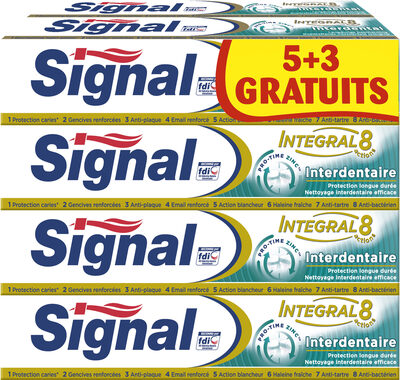 Signal Dentifrice Interdentaire 75ml Lot de 8(5+3 Gratuits) - Product - fr