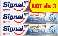 Signal Integral 8 Dentifrice Fresh Resist Plus Tube Lot 3 x 75ml - Tuote - fr