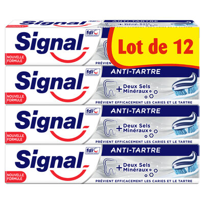 Signal Dentifrice Protection Anti-Tartre 12x75ml - 3