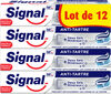 Signal Dentifrice Protection Anti-Tartre 12x75ml - Tuote