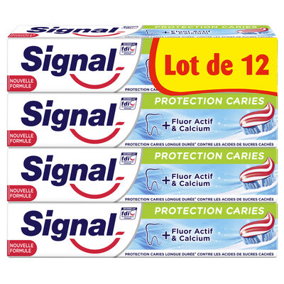 Signal Dentifrice Protection Caries 12x75ml - 1