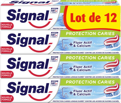 Signal Dentifrice Protection Caries 12x75ml - Produit - fr