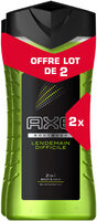 AXE 3en1 Gel Douche Homme Lendemain Difficile Format XL Lot 2x400ml - Produit - fr