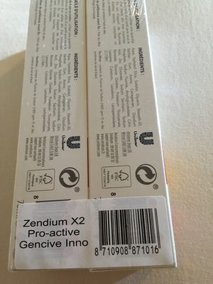 Zendium Dentifrice Proactive Gencives 75ml Lot de 2 - 1