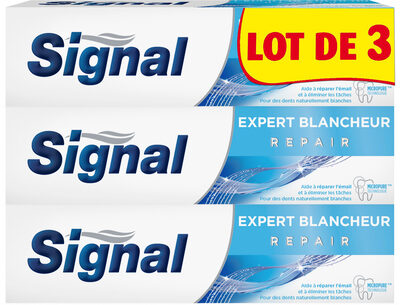 Signal Dentifrice Expert Protection Blancheur 75ml Lot de 3 - Product - fr