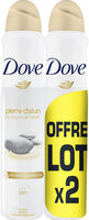 DOVE Déodorant Femme Spray Pierre d'Alun et Beurre de Karité 2x200ml - Product - fr