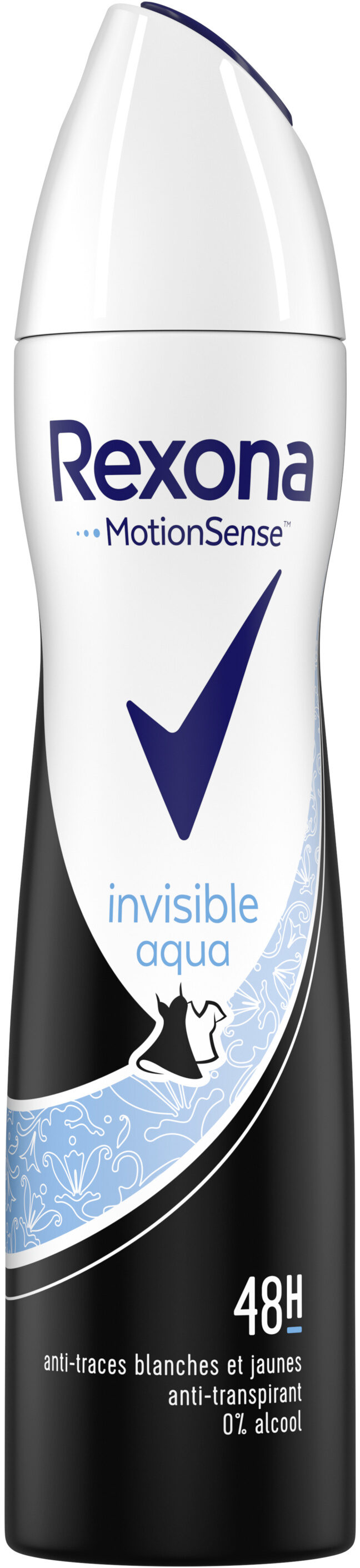 Rexona Déodorant Femme Spray Anti-Transpirant Invisible Aqua 200ml - Produit - fr