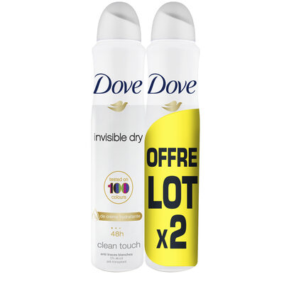 Dove Déodorant Femme Spray Anti Transpirant 48H Lot 2x200ml - 1
