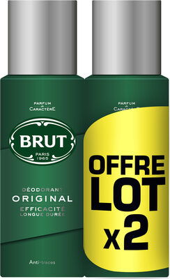 Brut Déodorant Homme Spray Original 2x200ml - Product - fr