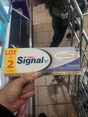 Signal Dentifrice Integral 8 Complet 100ml Lot de 2 - 1