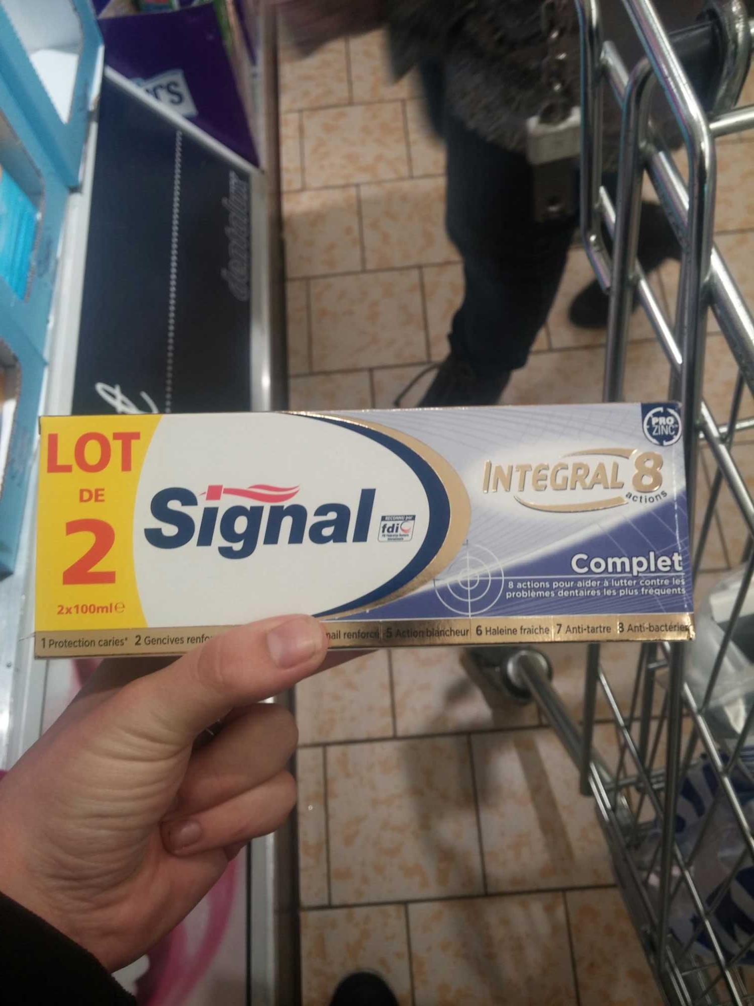 Signal Dentifrice Integral 8 Complet 100ml Lot de 2 - Product - fr