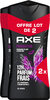 Axe Gel Douche Homme Provocation 12h Parfum Frais 2x250ml - Product