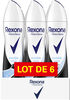 Rexona Déodorant Femme Spray Anti-Transpirant Invisible Aqua 6x200ml - Produit