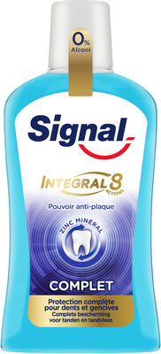 SIGNAL Bain de Bouche Integral 8 Anti-Plaque Antibactérien 500ml - Produit - fr