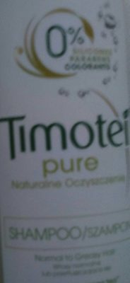 Timotei Pure Naturalne Oczyszczenie Szampon 400 ml - Produit