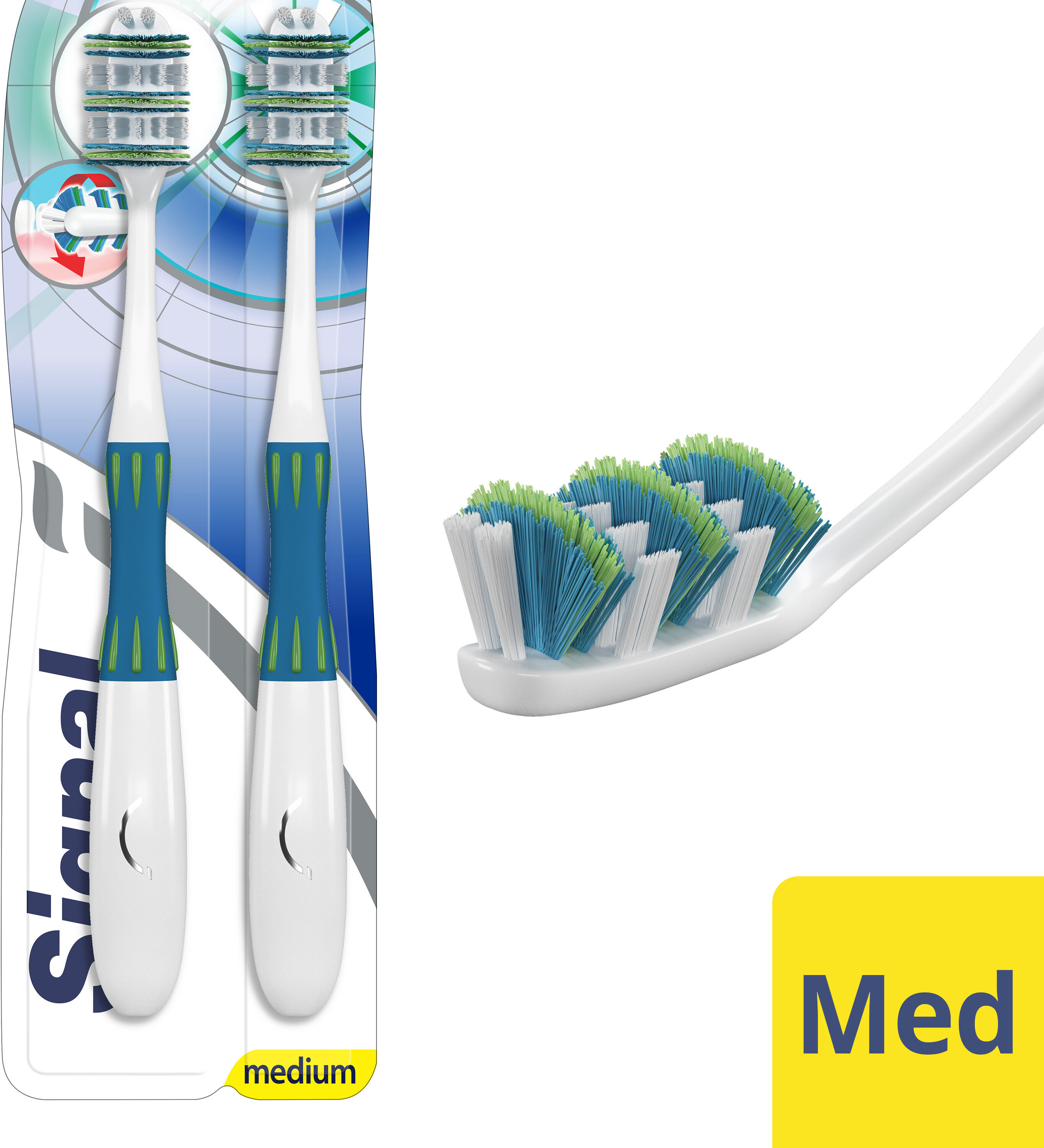 Signal Brosse à Dents Expert Vertical Medium DuoPack - Product - fr