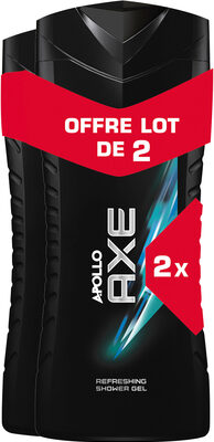 AXE Gel Douche Homme Apollo 400ml Lot de 2 - Product