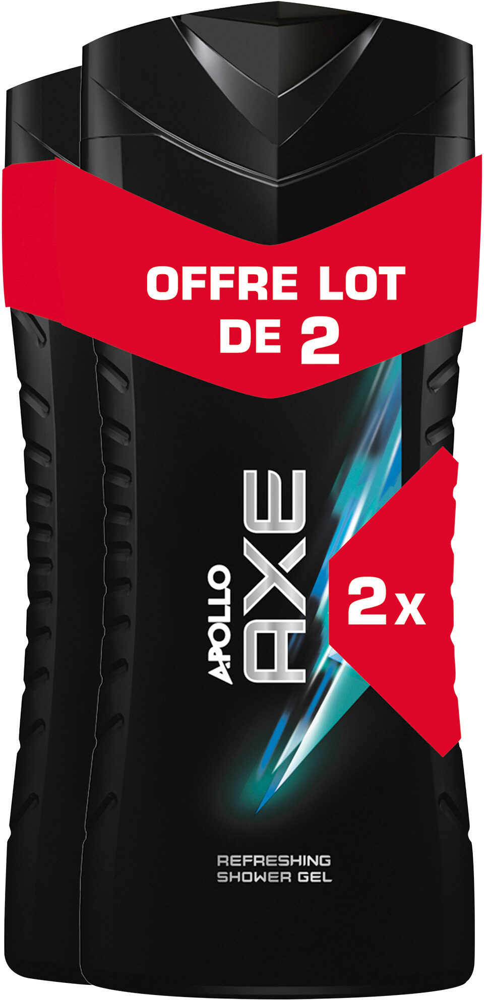 AXE Gel Douche Homme Apollo 400ml Lot de 2 - Product - fr