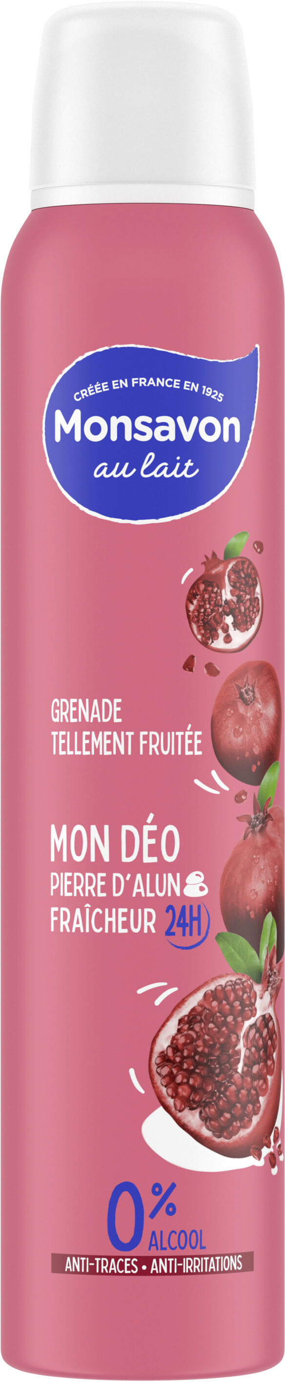 MONSAVON Déodorant Femme Spray Grenade Tellement Fraîche 200ml - Product - fr