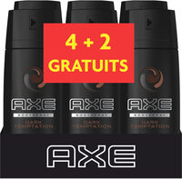 AXE Dark Temptation Déodorant Homme Spray Frais Jour et Nuit 150ml Lot de 4+2 Offerts - Product - fr