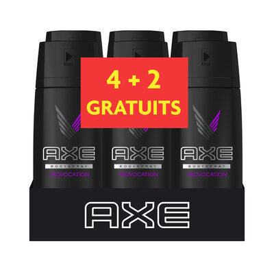 AXE Déodorant Homme Spray Provocation 150ml Lot de 4+2 Offerts - 1