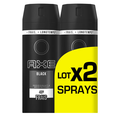 AXE Déodorant Homme Spray Black 150ml Lot de 2 - 1