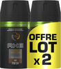 AXE Déodorant Homme Spray Dark Temptation Compressé 100ml Lot de 2 - Product