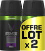 AXE Provocation Déodorant Homme Spray Compressé Jour & Nuit 2x100ml - Product