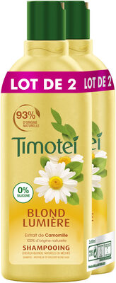 Timotei Shampoing Blond Lumière 300ml Lot de 2 - Produit - fr