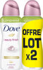DOVE Déodorant Femme Anti-Transpirant Spray Compressé Beauty Finish 2x100ml - Produit