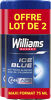 Williams Déodorant Homme Stick Ice Blue 2x75ml - Produto