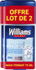 Williams Déodorant Homme Stick Ice Pure 2x75ml - Produto