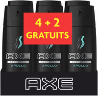 AXE Apollo Déodorant Homme 48H Frais Spray 150 ml Lot de 4+2 offerts - Product - fr