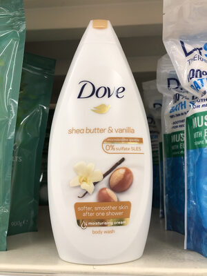 Shea butter & vanilla body wash - Produkt - en