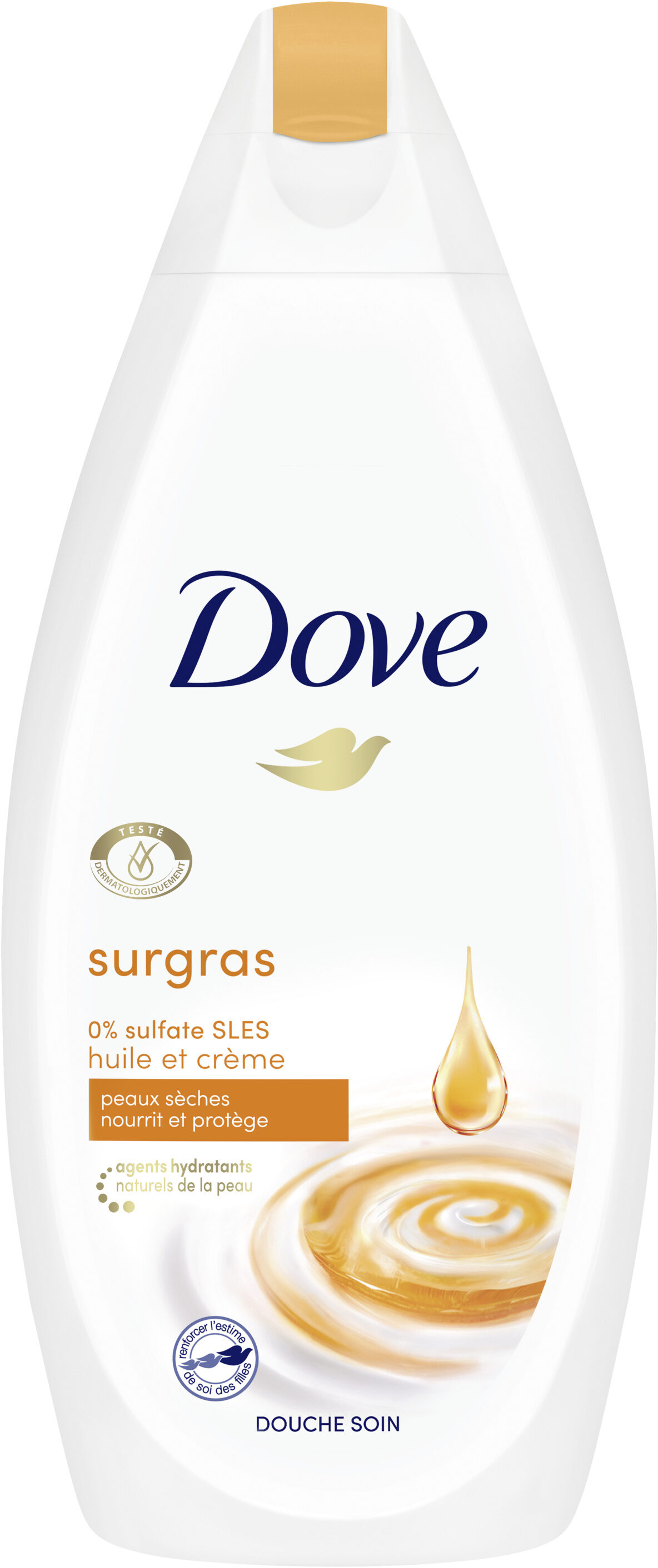 Dove Gel Douche Surgras Huile et Crème 400ml - Product - fr