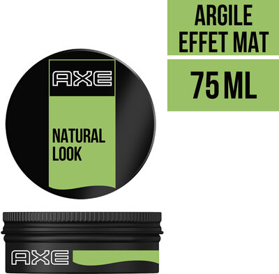 AXE Natural Gel Cheveux Argile Remodelable Effet Mat Black Pot - Product - fr