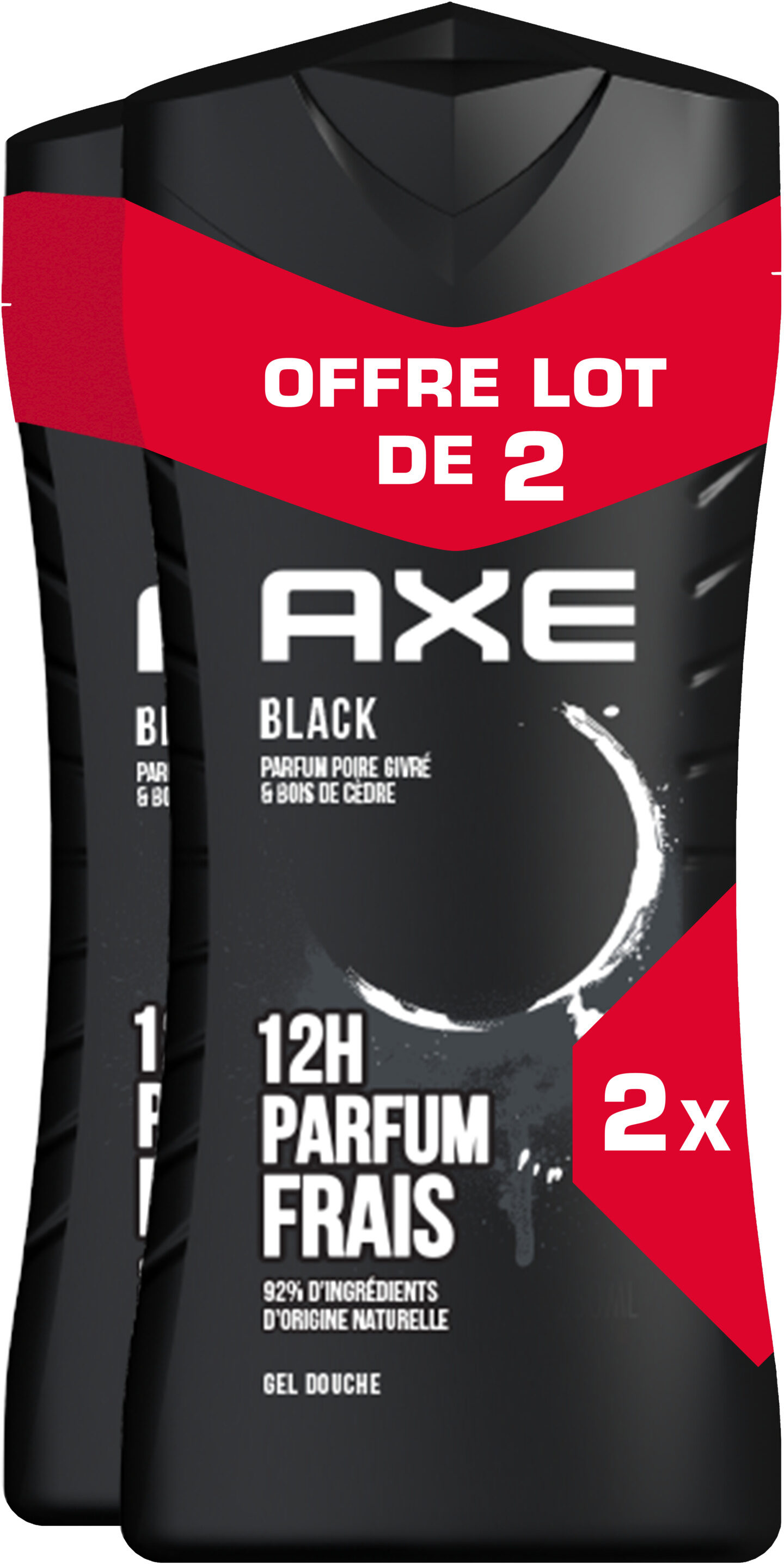 Axe sg black 250mlx2 - Produto - fr