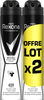 REXONA Men Anti-Transpirant Invisible Black White Spray Lot 2x200ml - Produto