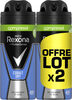 Rexona Men Déodorant Homme Spray Anti-Transpirant Compressé Cobalt Dry 2x100ml - Produto